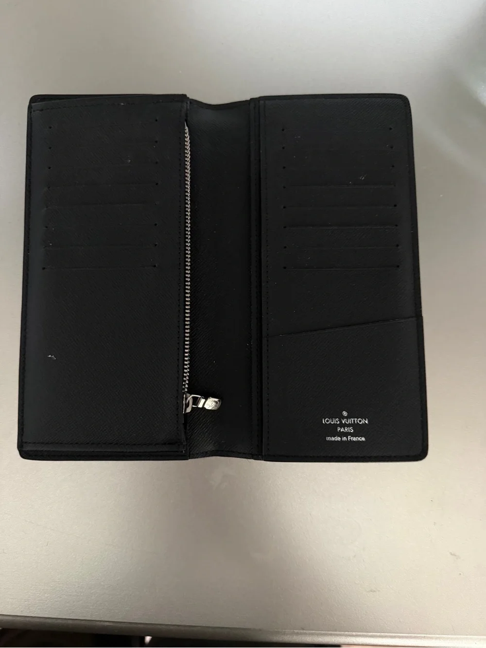 Louis Vuitton Black Damier Graphite Long Wallet